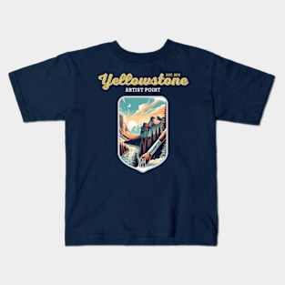 USA - NATIONAL PARK - YELLOWSTONE - Yellowstone Artists Point - 11 Kids T-Shirt
